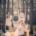 decoração de filtros dos sonhos em casamentos ao ar livre