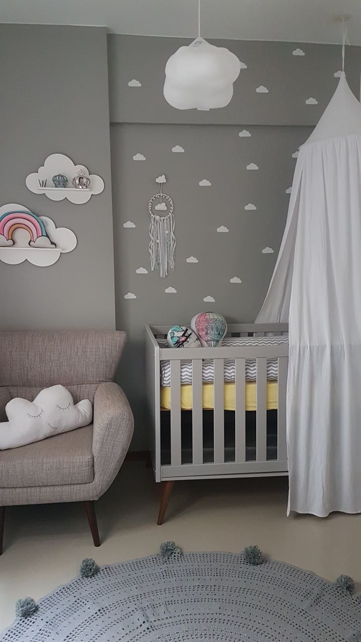 berço de quarto infantil decorado com filtro dos sonhos